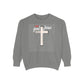 Grace Cross Sweatshirt — "Candidate of Grace" Christian Pullover