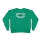 Crewneck Sweatshirt — "Certified by Experience" Minimal Graphic
