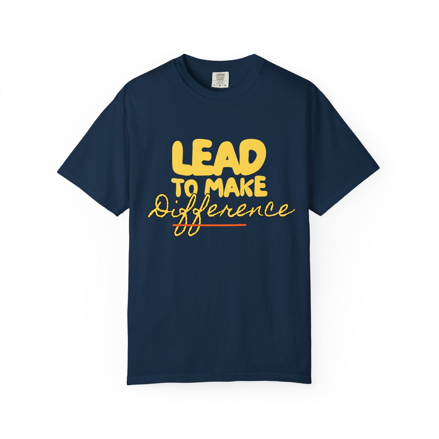 Lead to Make a Difference T-Shirt — Inspirational Christian Cross Tee