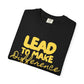 Lead to Make a Difference T-Shirt — Inspirational Christian Cross Tee
