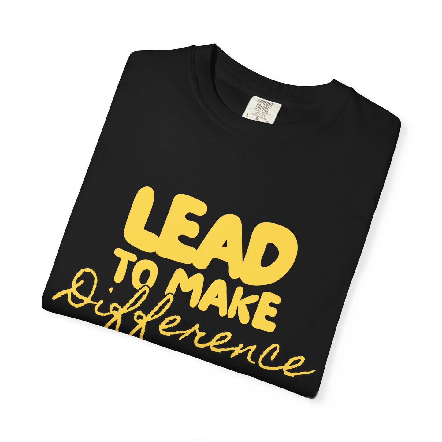 Lead to Make a Difference T-Shirt — Inspirational Christian Cross Tee