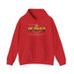 Hoodie — 'Without work is Dead' Gold Baroque Graphic Hooded Sweatshirt