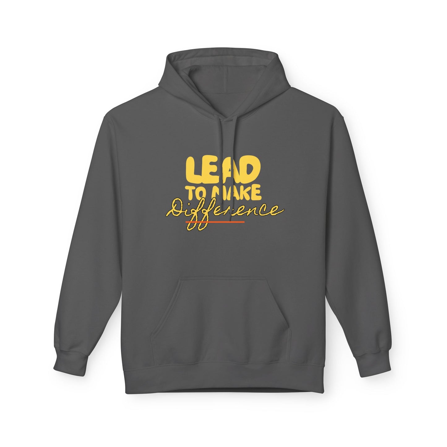 Lead to Make a Difference Hoodie — Inspirational Christian Cross Sweatshirt