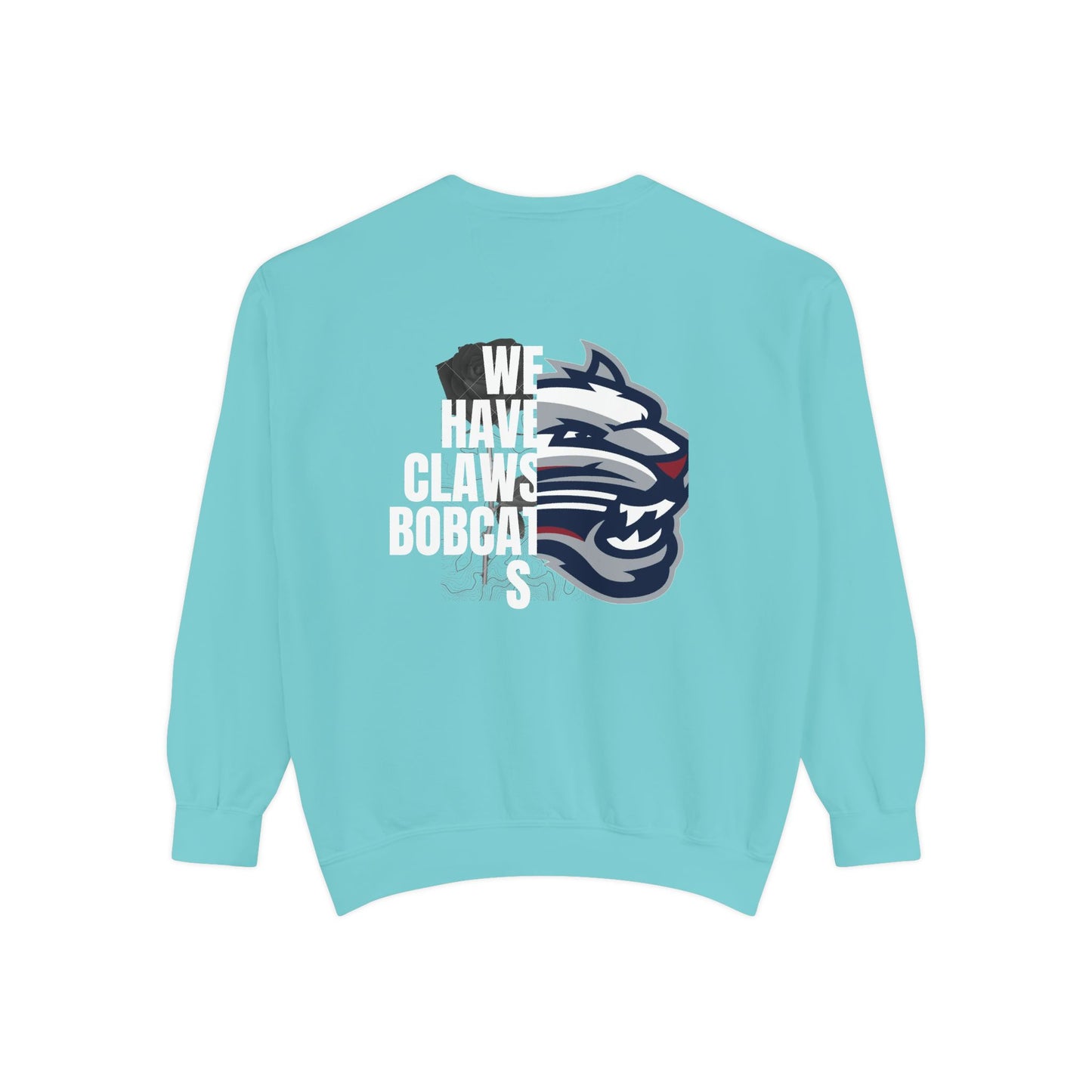 Bobcat Logo Sweatshirt — Retro Distressed Crewneck