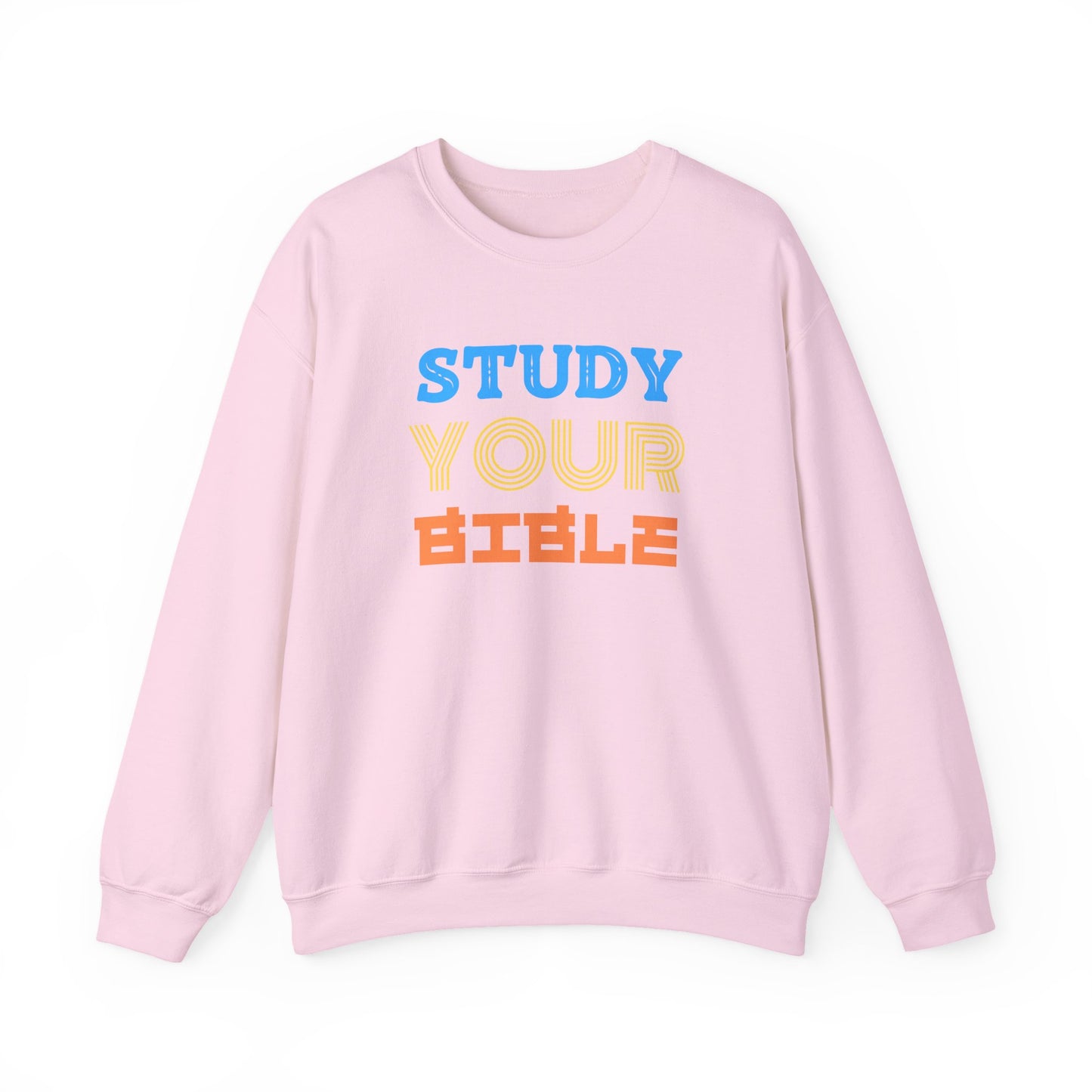 Crewneck Sweatshirt — "Skilled, Called, Empowered" Colorful Watercolor Design