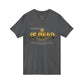 V-Neck Tee — 'Faith without Work is Dead' Vintage Sun Graphic