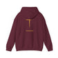 Hoodie — 'Without work is Dead' Gold Baroque Graphic Hooded Sweatshirt