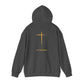 Hoodie — 'Without work is Dead' Gold Baroque Graphic Hooded Sweatshirt