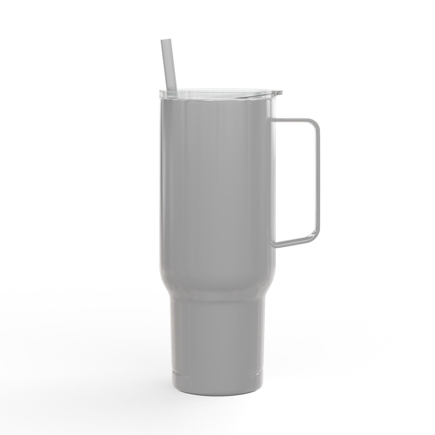 40oz Engraved Insulated Tumbler with Lid & Straw — Wildlife Cat Logo