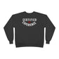 Crewneck Sweatshirt — "Certified by Experience" Minimal Graphic