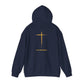 Hoodie — 'Without work is Dead' Gold Baroque Graphic Hooded Sweatshirt