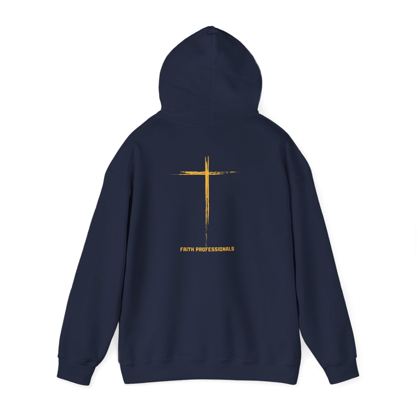 Hoodie — 'Without work is Dead' Gold Baroque Graphic Hooded Sweatshirt