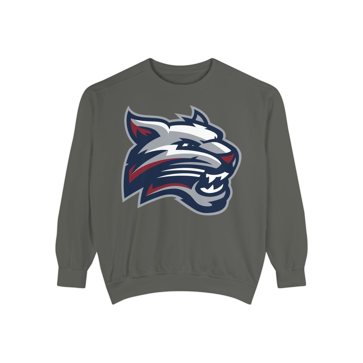 Bobcat Logo Sweatshirt — Retro Distressed Crewneck