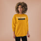 Crewneck Sweatshirt — "Certified by Experience" Minimal Graphic