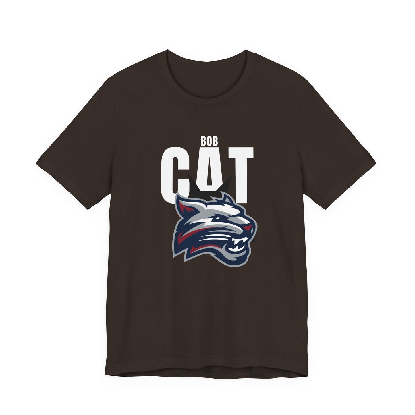 Bobcats Head Graphic Tee — Athletic Mascot T‑Shirt