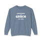 Candidate of Grace Sweatshirt — Cloud Sky Crewneck (Est. 2026)
