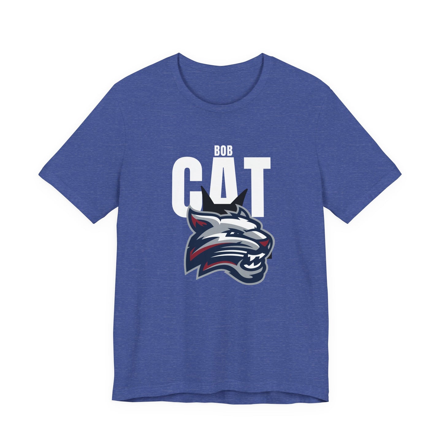 Bobcats Head Graphic Tee — Athletic Mascot T‑Shirt