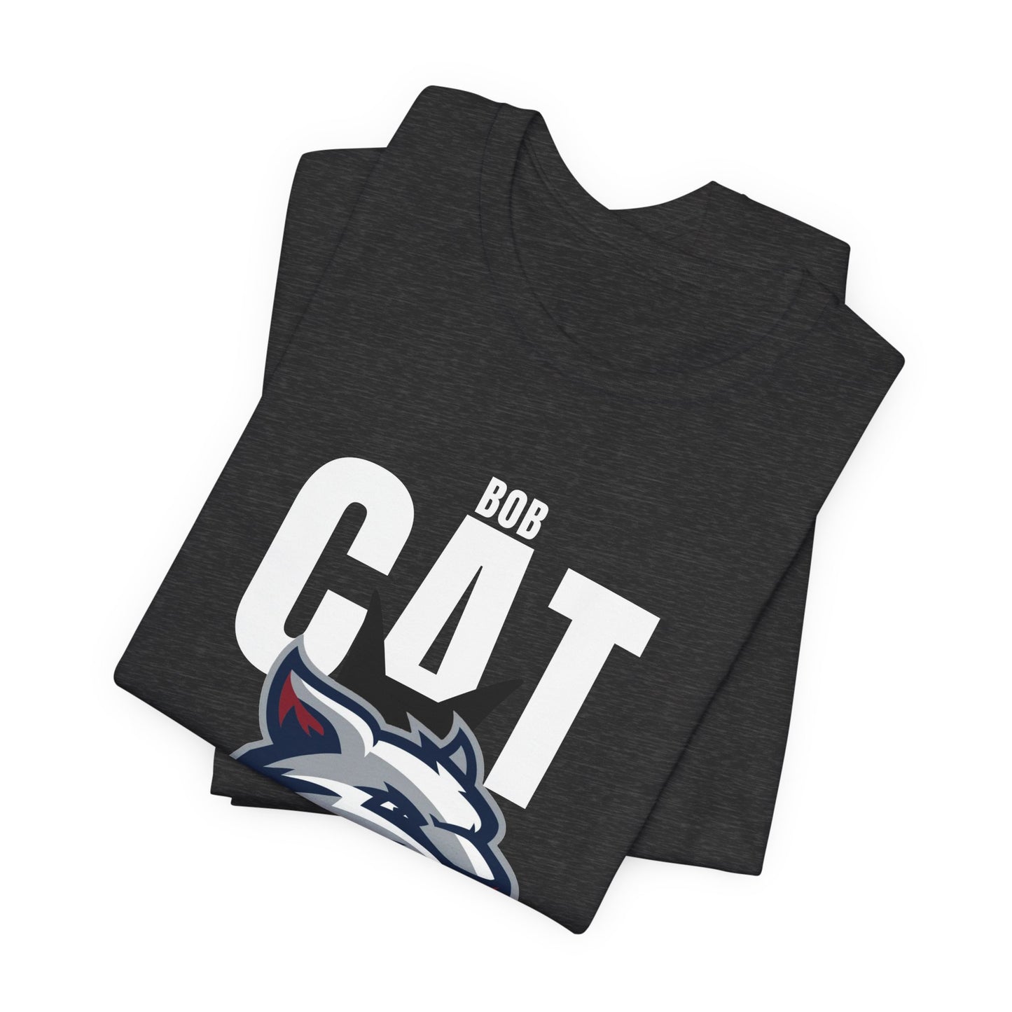 Bobcats Head Graphic Tee — Athletic Mascot T‑Shirt