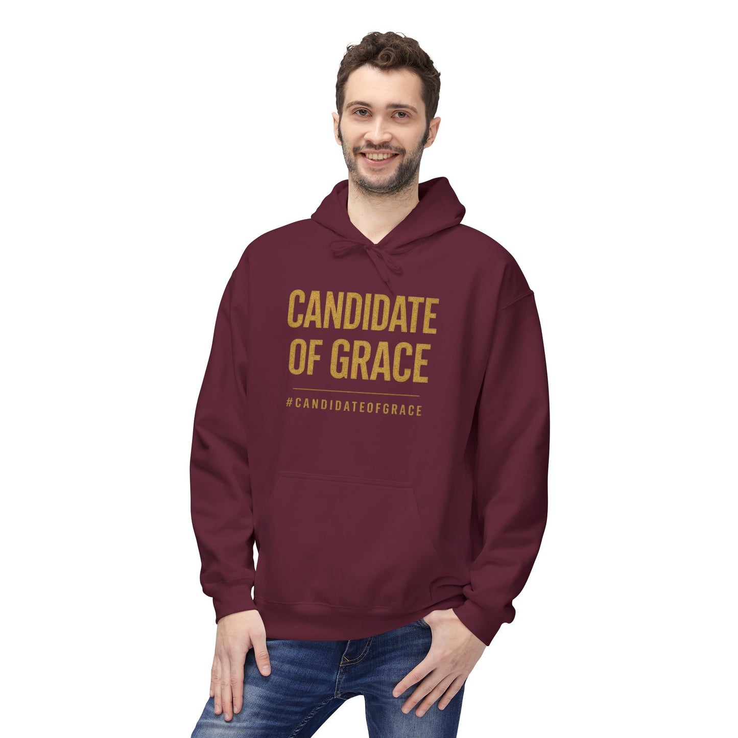Of Grace Hoodie — Inspirational Faith Graphic Pullover