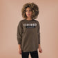 Crewneck Sweatshirt — "Certified by Experience" Minimal Graphic