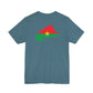 AfriBurkina Faso Flag Fist T-Shirt — Patriotic Map Back Tee