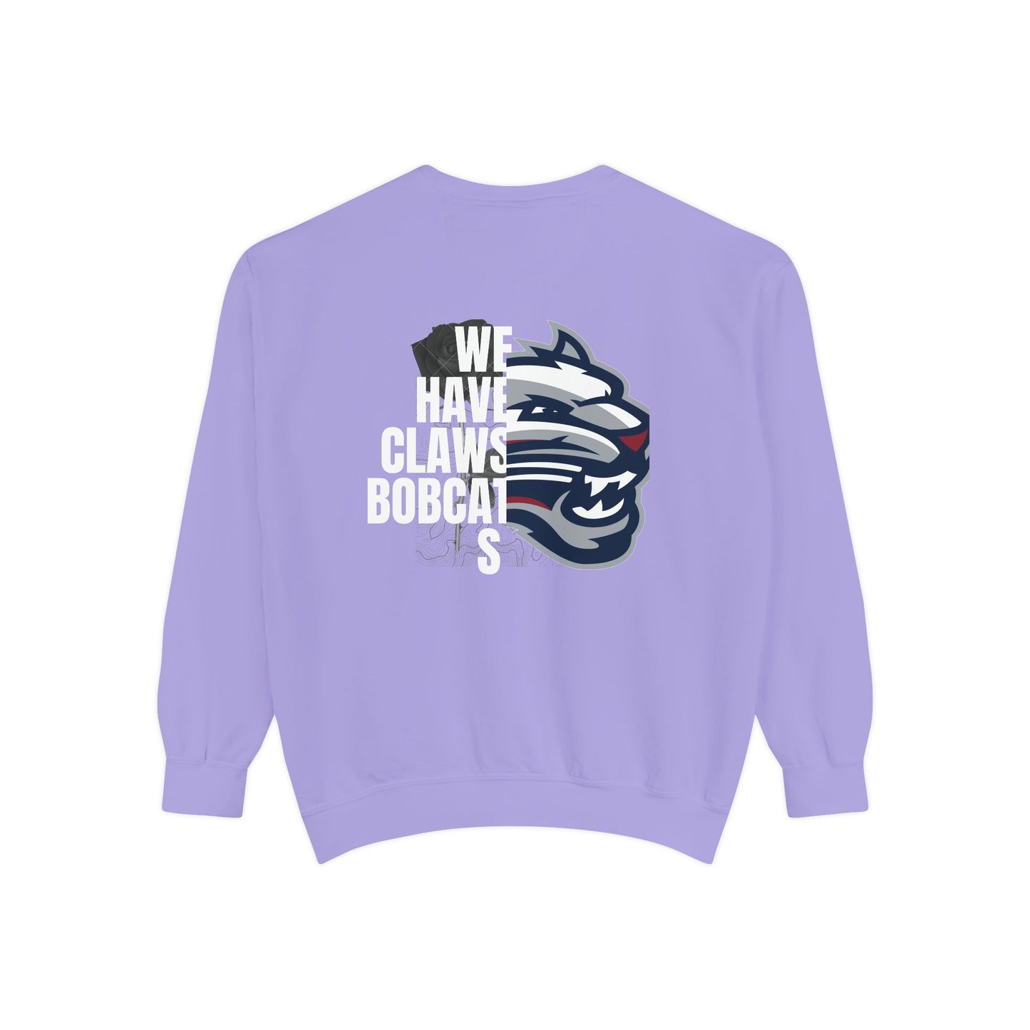 Bobcat Logo Sweatshirt — Retro Distressed Crewneck