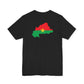 AfriBurkina Faso Flag Fist T-Shirt — Patriotic Map Back Tee