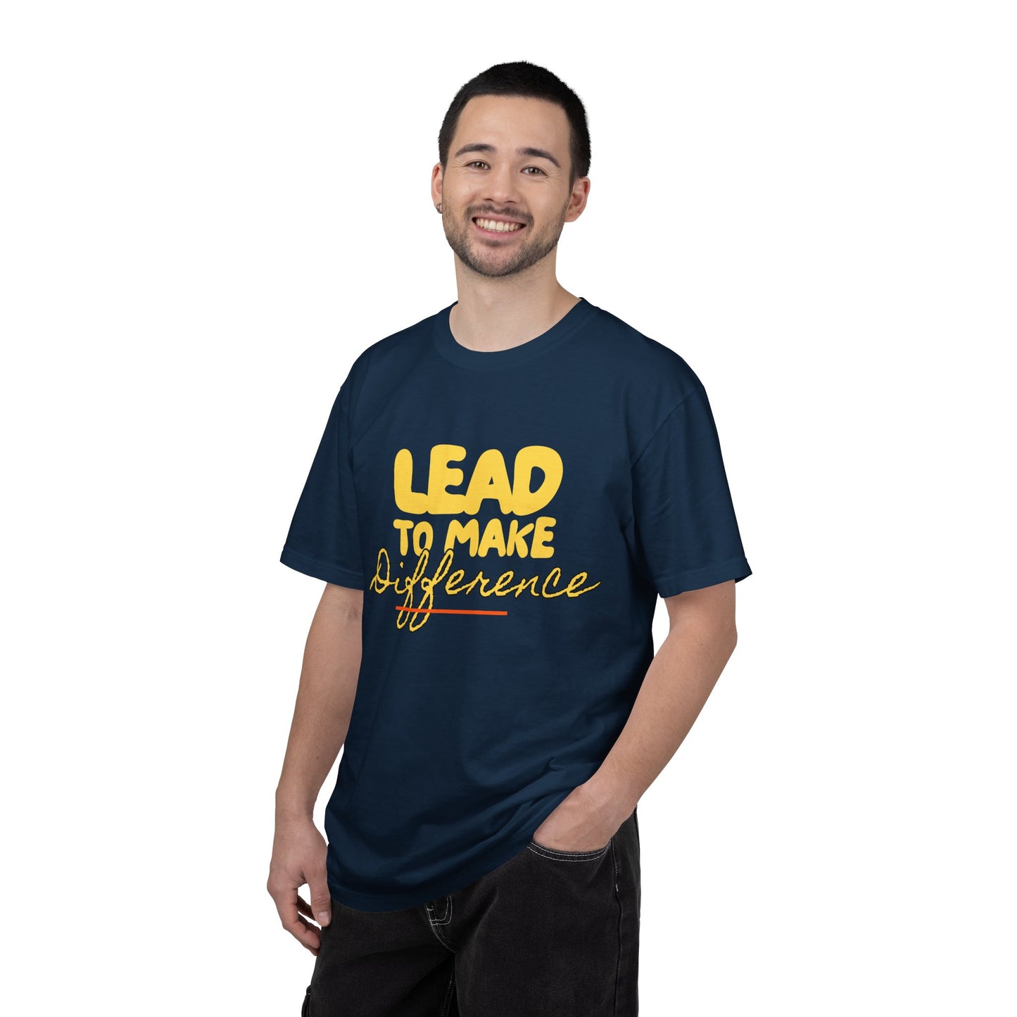 Lead to Make a Difference T-Shirt — Inspirational Christian Cross Tee