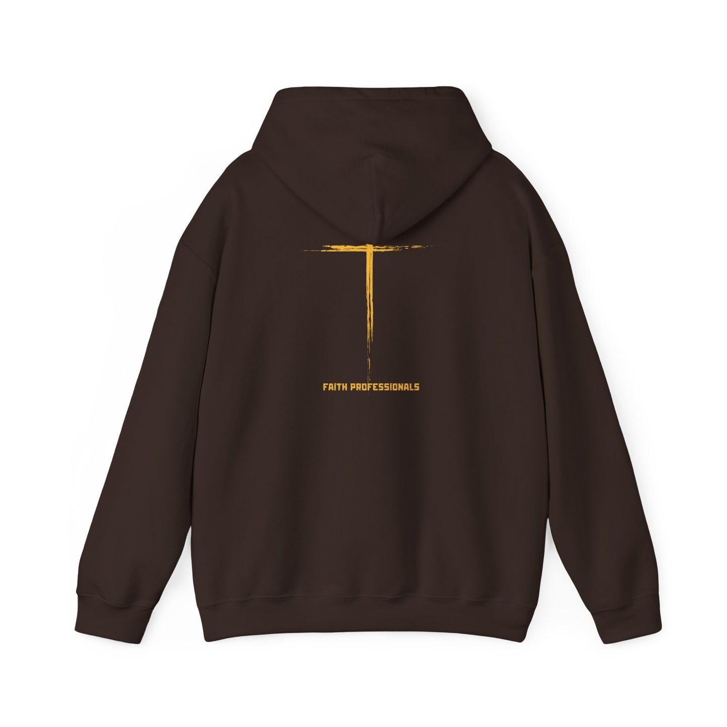 Hoodie — 'Without work is Dead' Gold Baroque Graphic Hooded Sweatshirt
