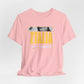 Mushroom Illustration Tee — "Fun Fresh Play Love" Botanical Graphic T-Shirt