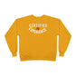Crewneck Sweatshirt — "Certified by Experience" Minimal Graphic