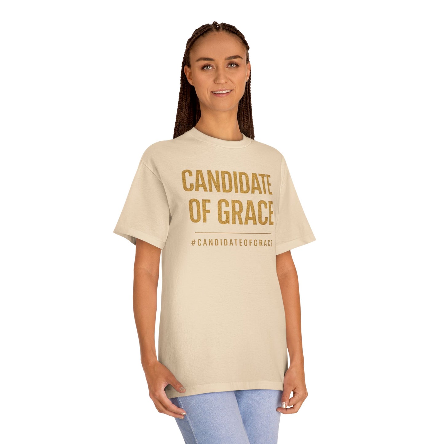 Candidate of Grace T-Shirt — Inspirational Faith Graphic Tee