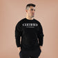Crewneck Sweatshirt — "Certified by Experience" Minimal Graphic