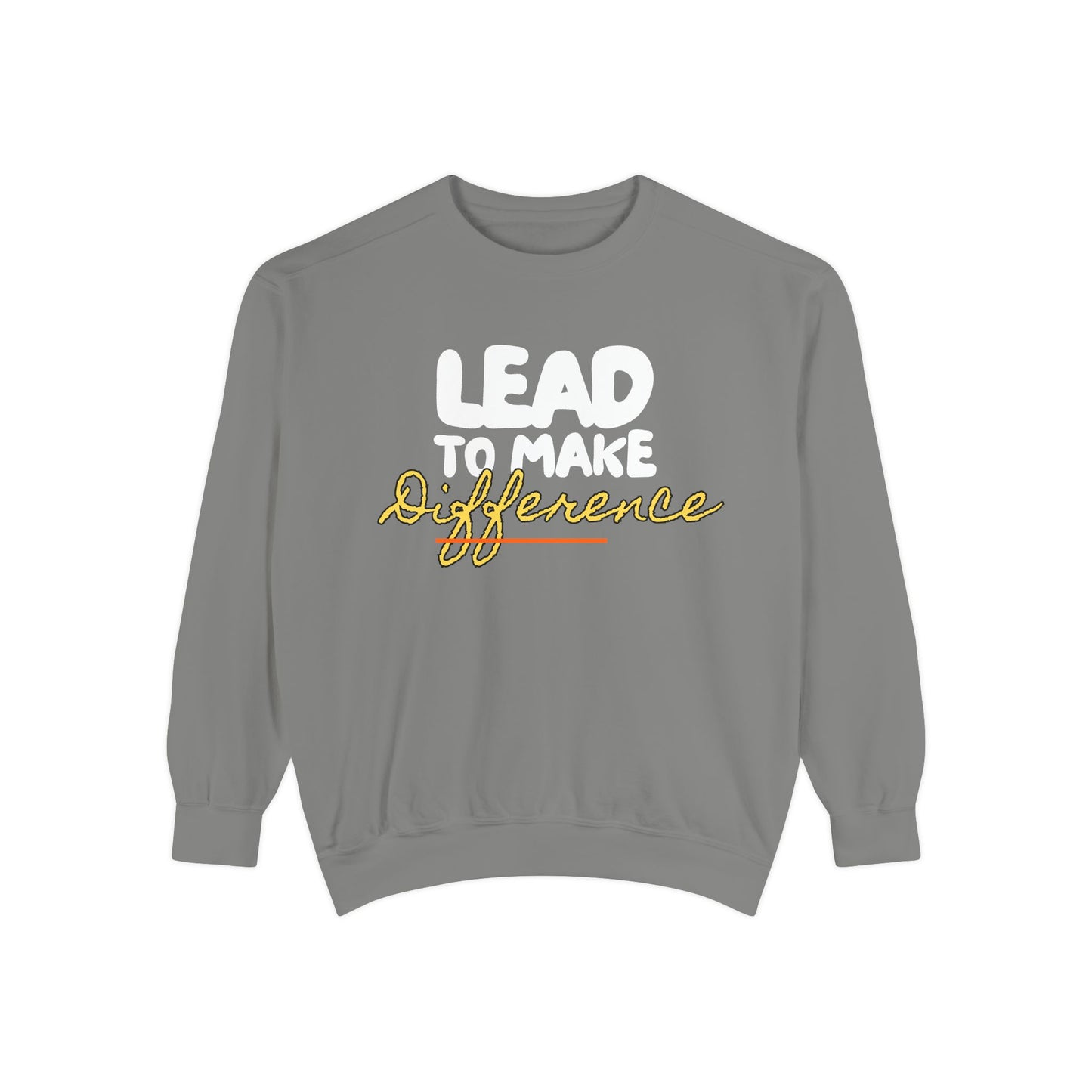 Difference Sweatshirt — Script Logo Pullover for Activism & Positive Vibes