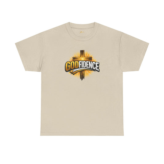 Godfidence Cross T‑Shirt — Christian Faith Graphic Tee