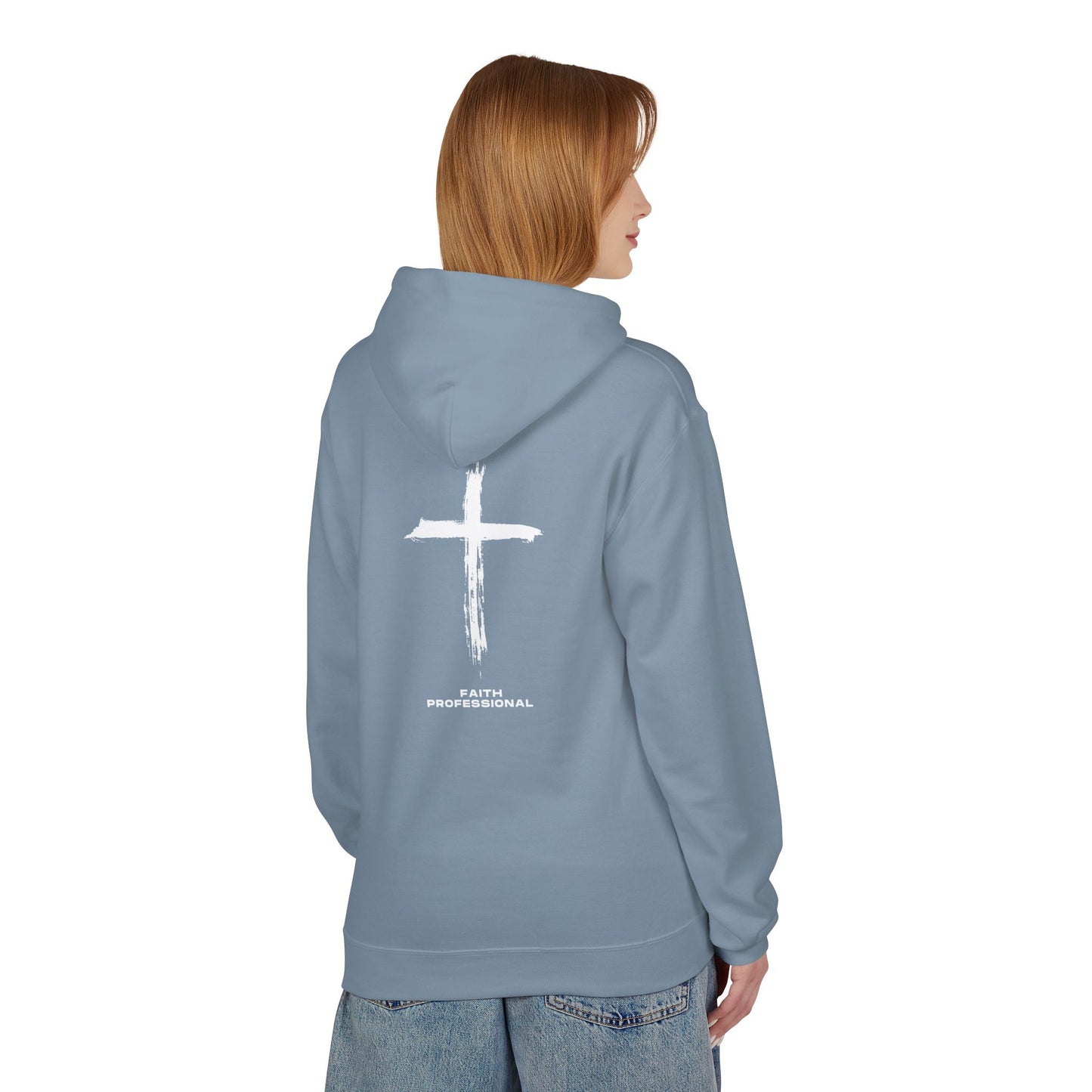 Retro Script "West Coast" White Hoodie — Vintage Stripe Graphic Pullover