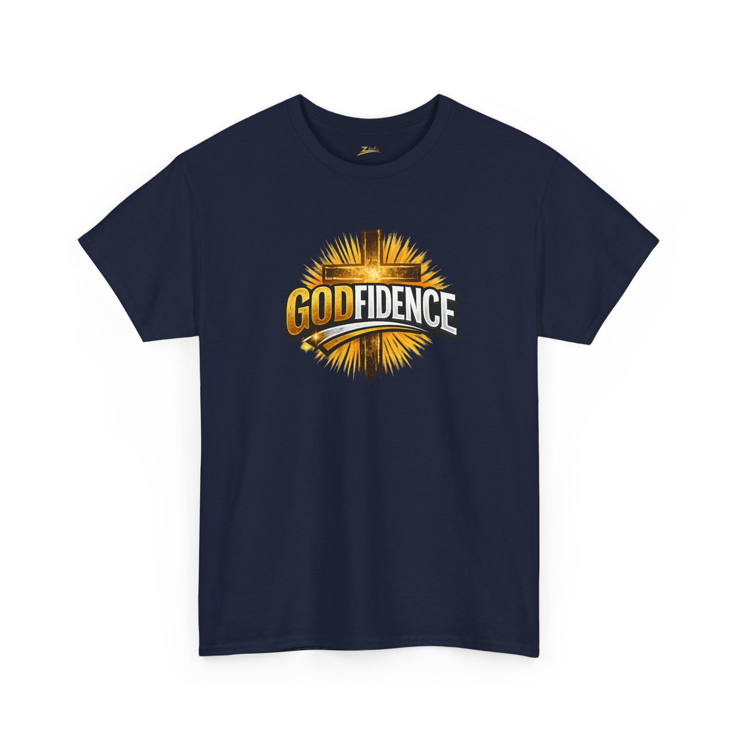 Godfidence Cross T‑Shirt — Christian Faith Graphic Tee