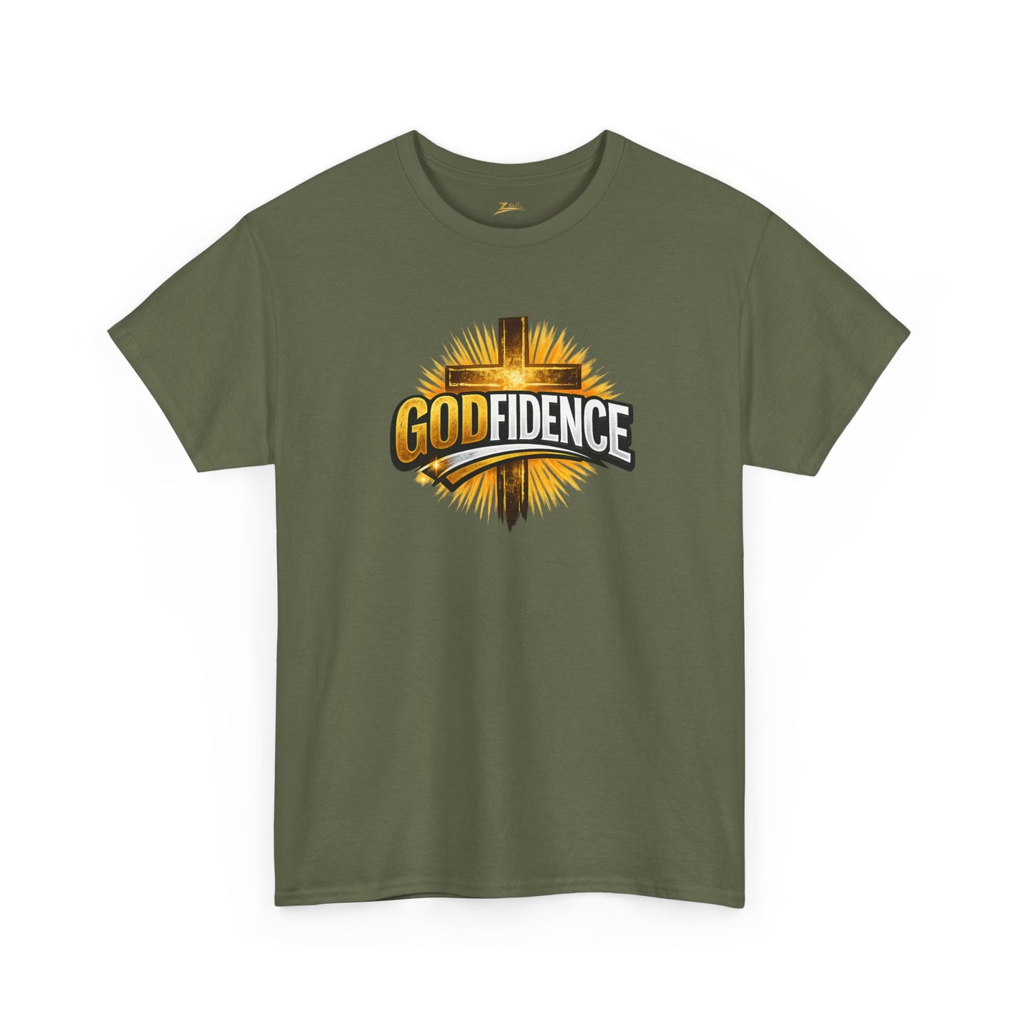 Godfidence Cross T‑Shirt — Christian Faith Graphic Tee