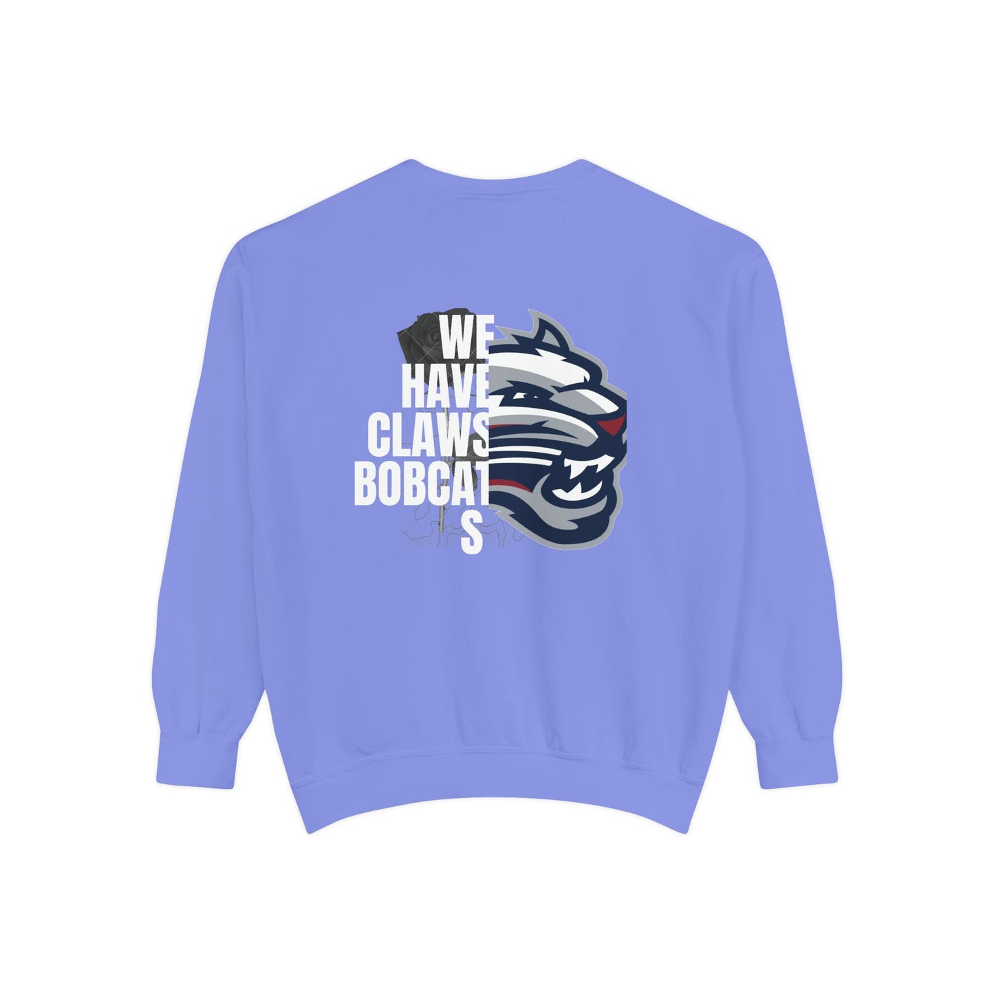 Bobcat Logo Sweatshirt — Retro Distressed Crewneck