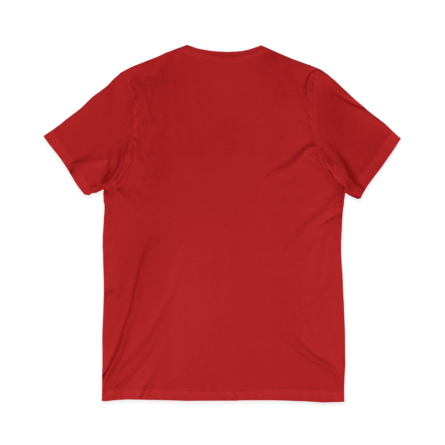 V-Neck Tee — 'Faith without Work is Dead' Vintage Sun Graphic