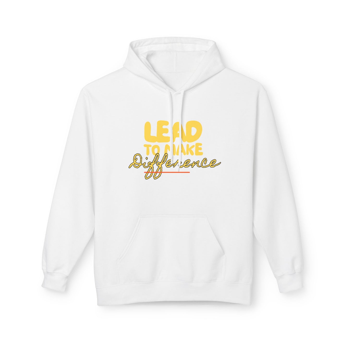 Lead to Make a Difference Hoodie — Inspirational Christian Cross Sweatshirt