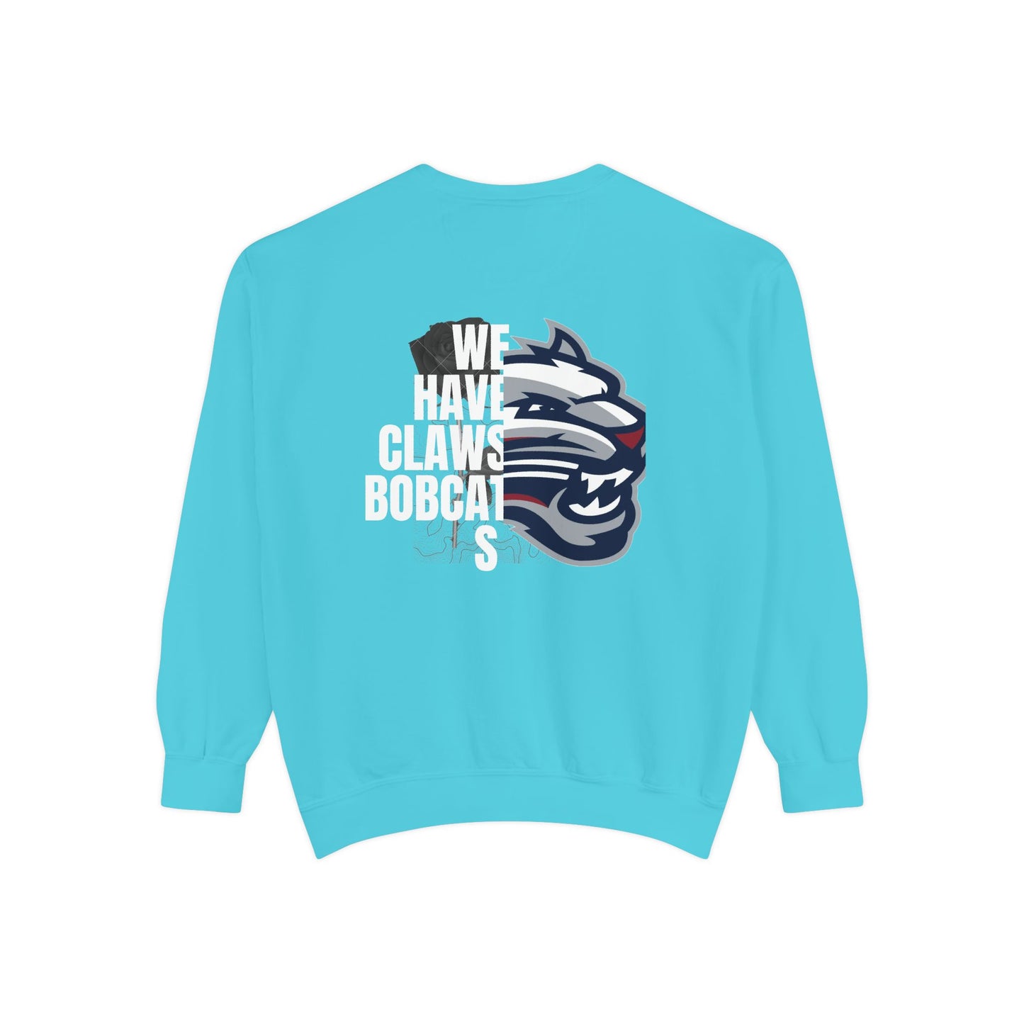 Bobcat Logo Sweatshirt — Retro Distressed Crewneck