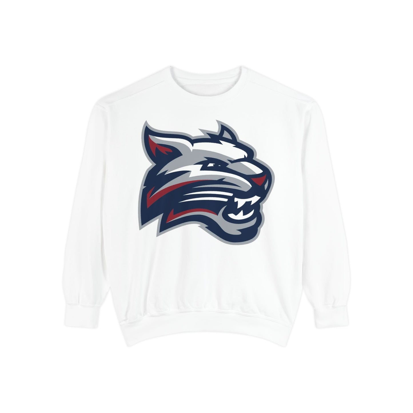 Bobcat Logo Sweatshirt — Retro Distressed Crewneck