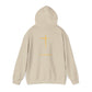 Hoodie — 'Without work is Dead' Gold Baroque Graphic Hooded Sweatshirt