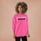 Crewneck Sweatshirt — "Certified by Experience" Minimal Graphic