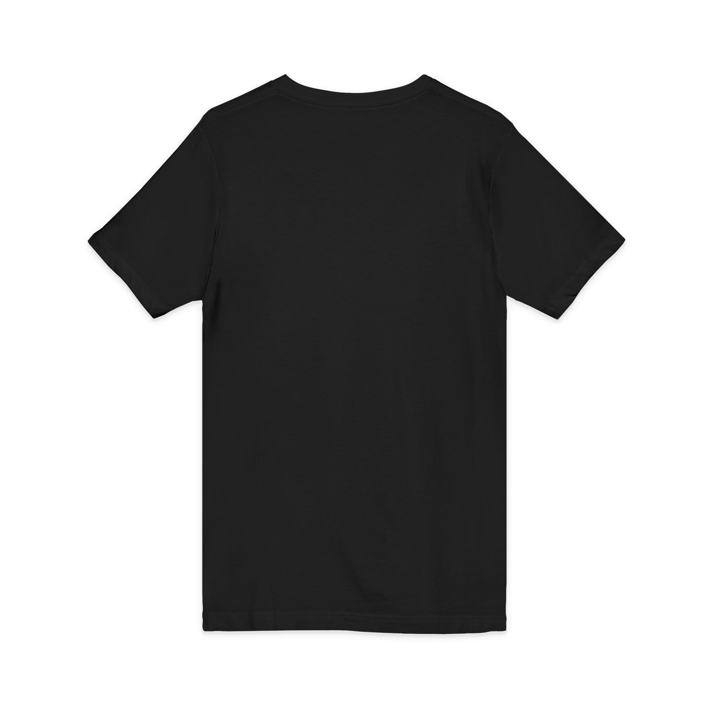 V-Neck Tee — 'Faith without Work is Dead' Vintage Sun Graphic