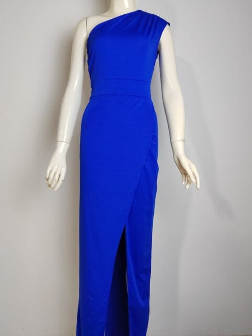 Adah Birthday women dress inclined shoulder