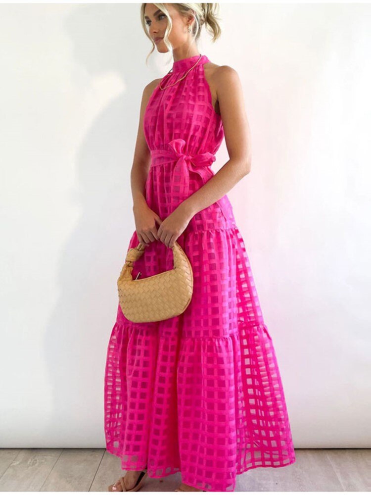 Halter Sleeveless With Belt