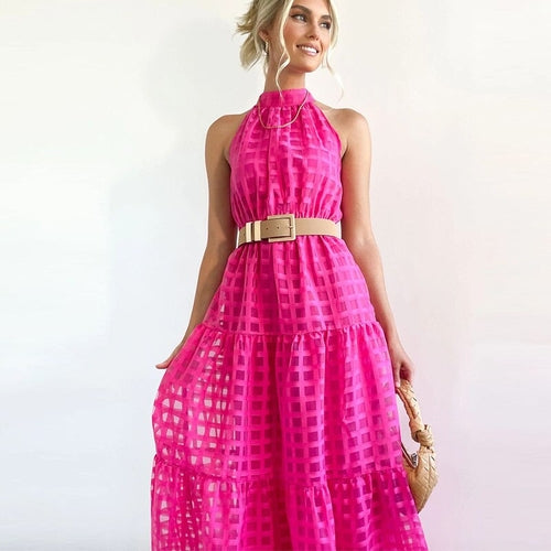 Halter Sleeveless With Belt