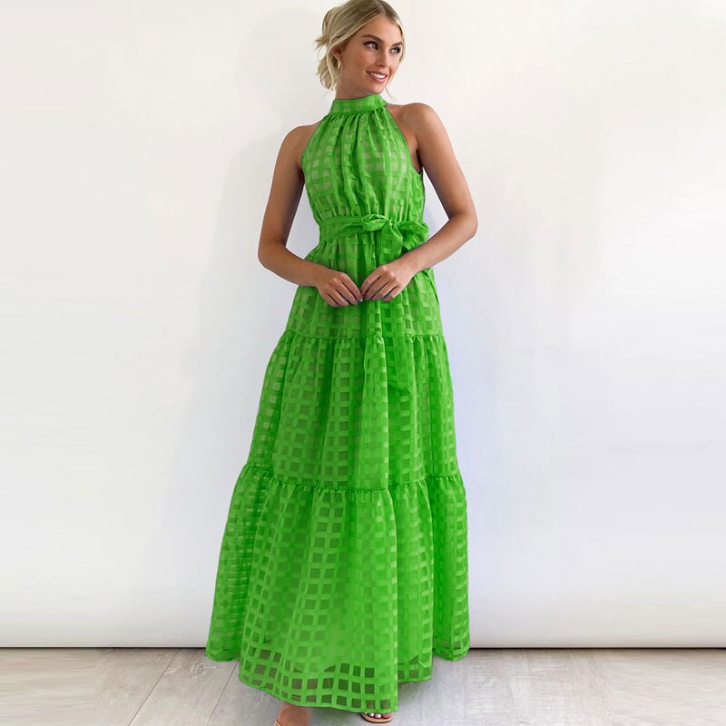 Halter Sleeveless With Belt